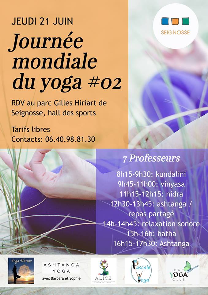 Journée mondiale du Yoga #02 à Seignosse
