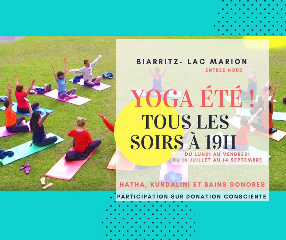 BIARRITZ // SUMMER YOGA & Ateliers vibratoires // by Ocean Of Sound ° Marie Milla ° Jean-Jacques Arguindéguy