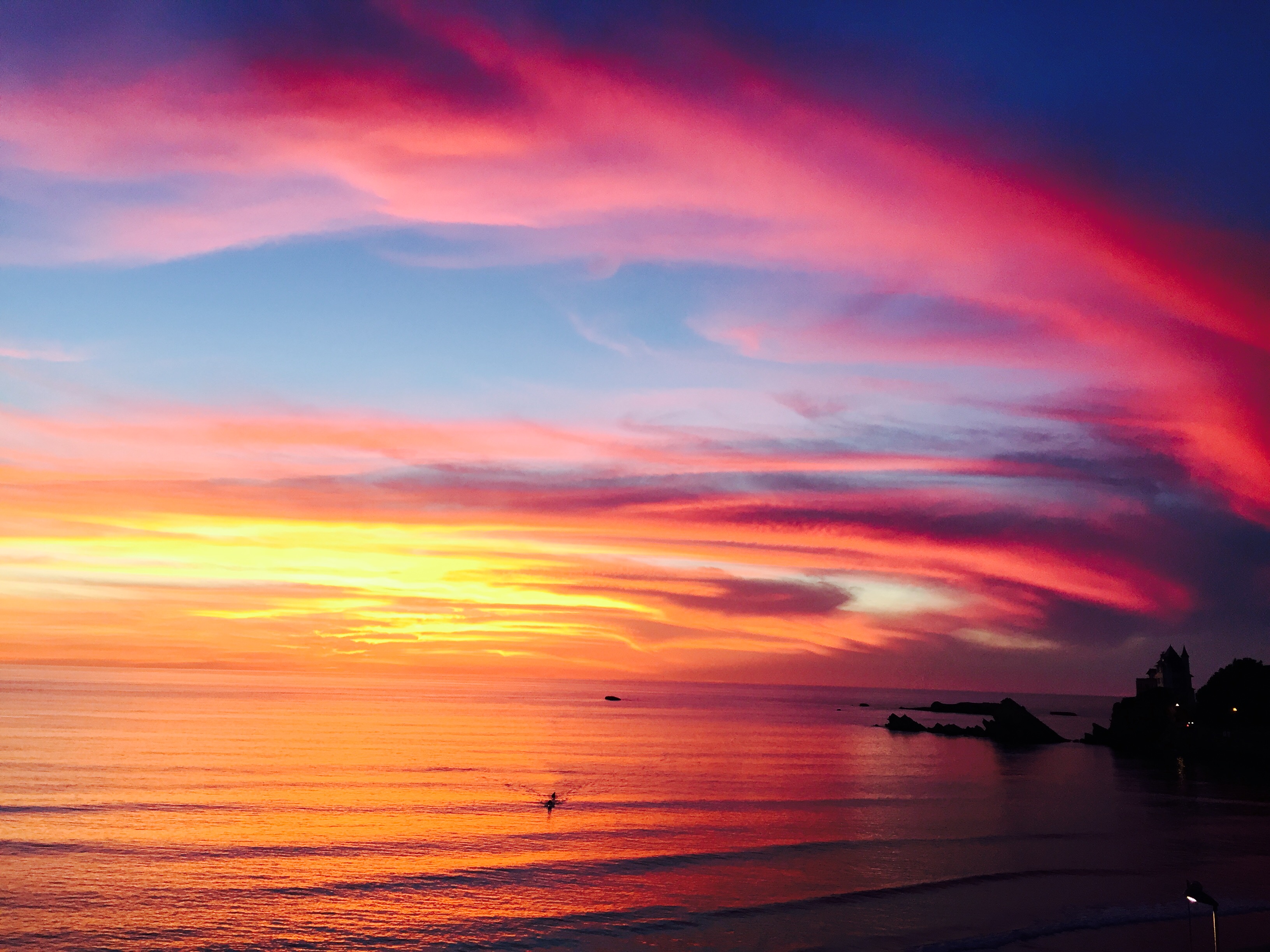 SUNSET YOGA BIARRITZ #A4