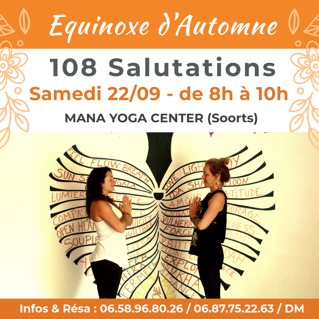 108 Salutations au Soleil – 22 septembre – Mana Yoga Center