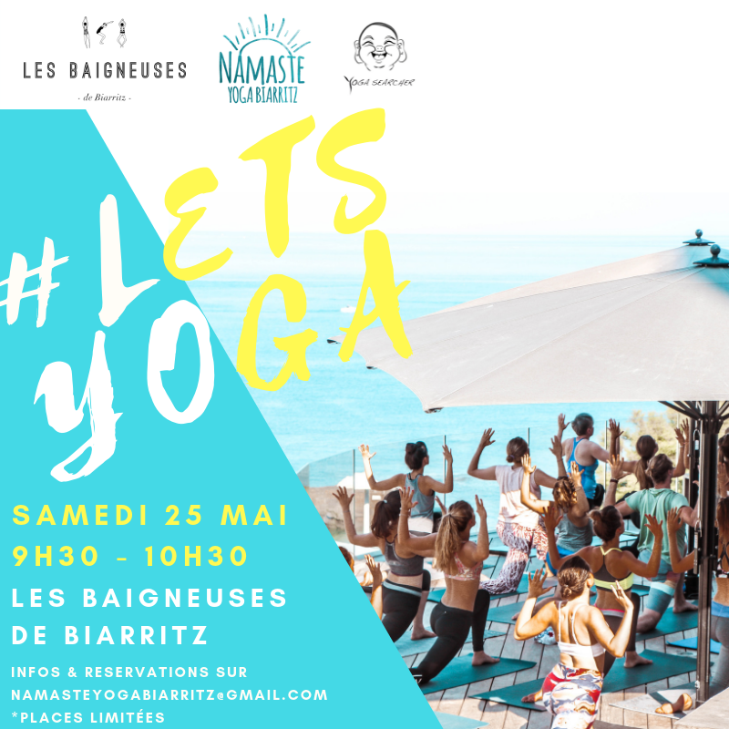 LetsYoga 25/05 | 9H30 – 10H30 Restaurant Les Baigneuses