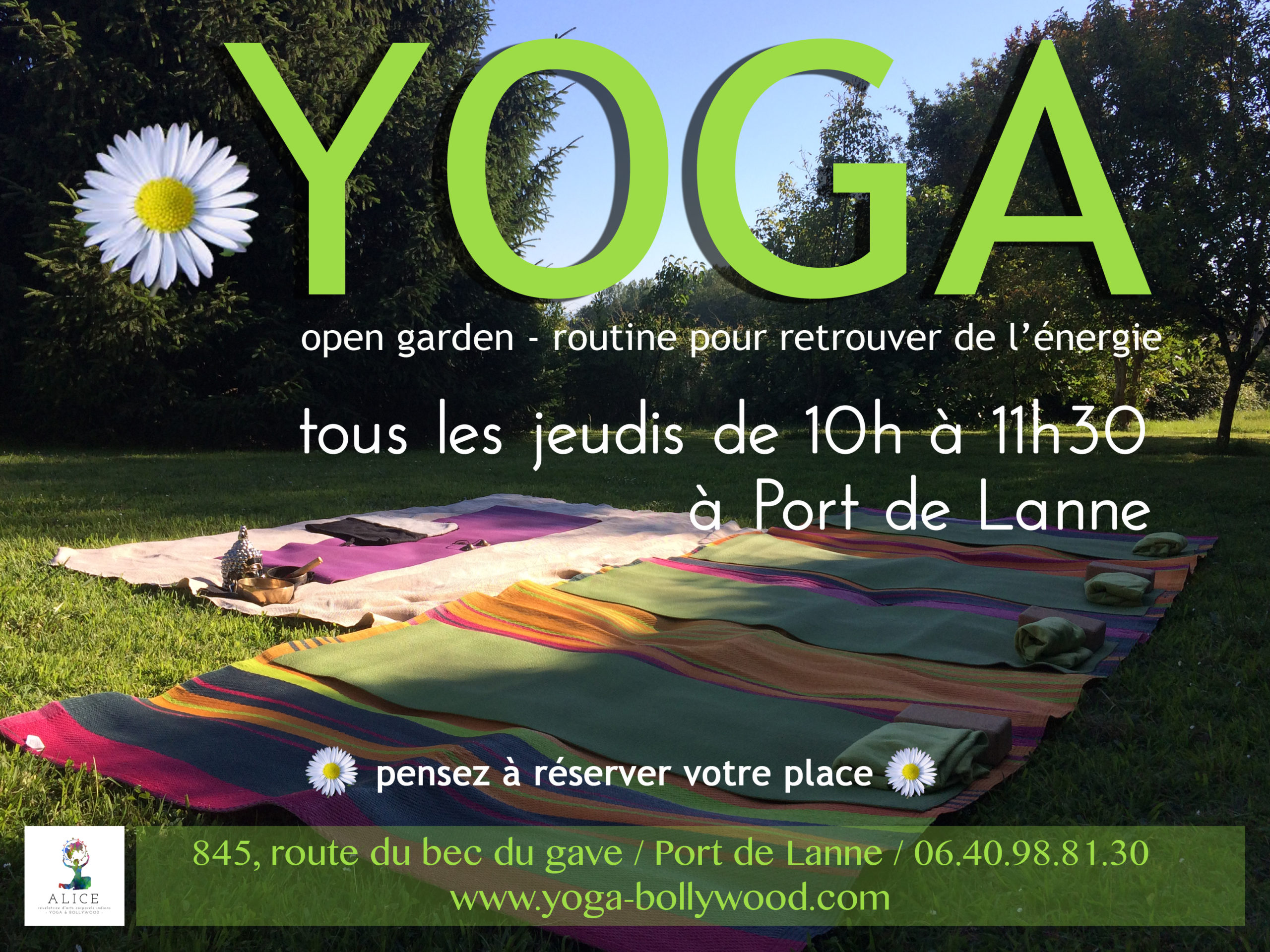 Cours de yoga à Port-de-Lanne