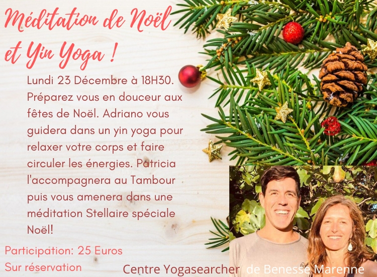 Yin Yoga et Méditation de Noël