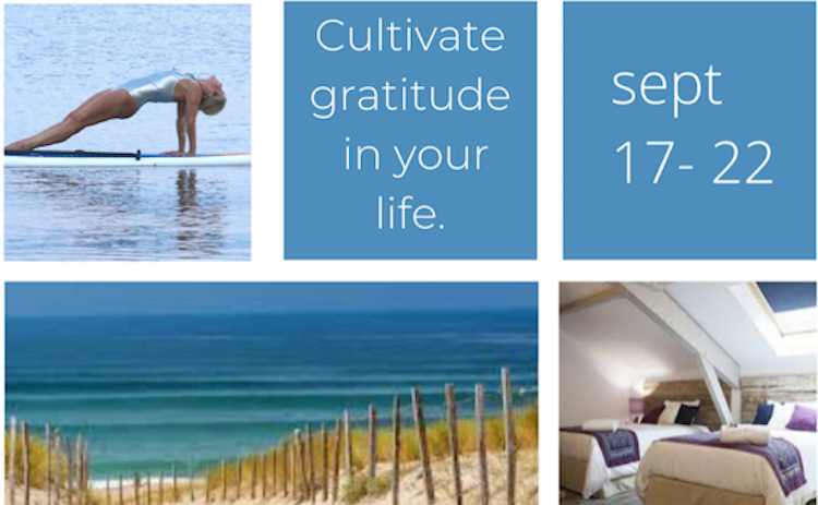 Stage ” Cultivate gratitude in your life ” avec Jessica Magnin du 17 au 22 sept 2020