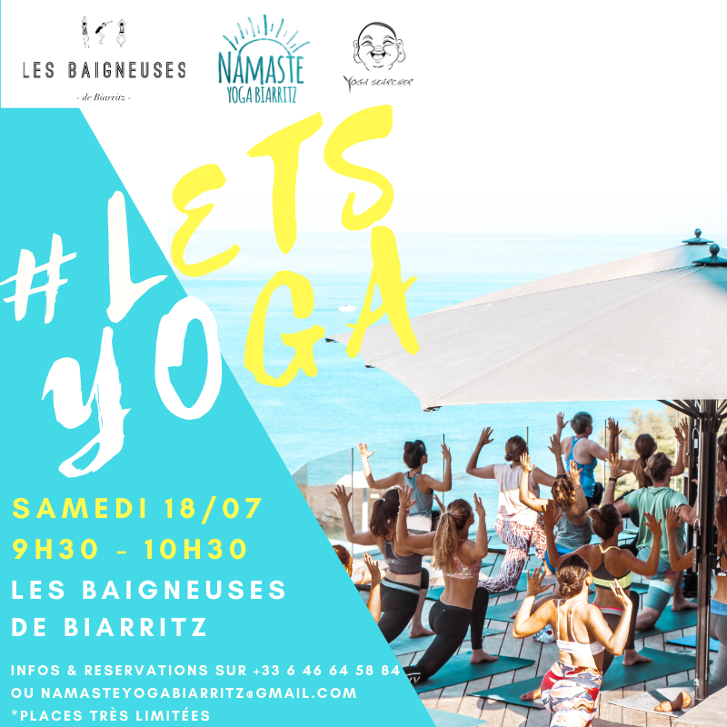 LetsYoga Summer 2020 | Tous les samedis – 9H30 – 10H30 Restaurant Les Baigneuses