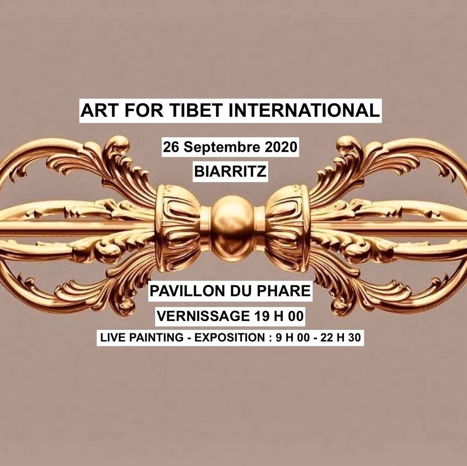 Art for tibet : Ateliers Christophe Millet à Biarritz
