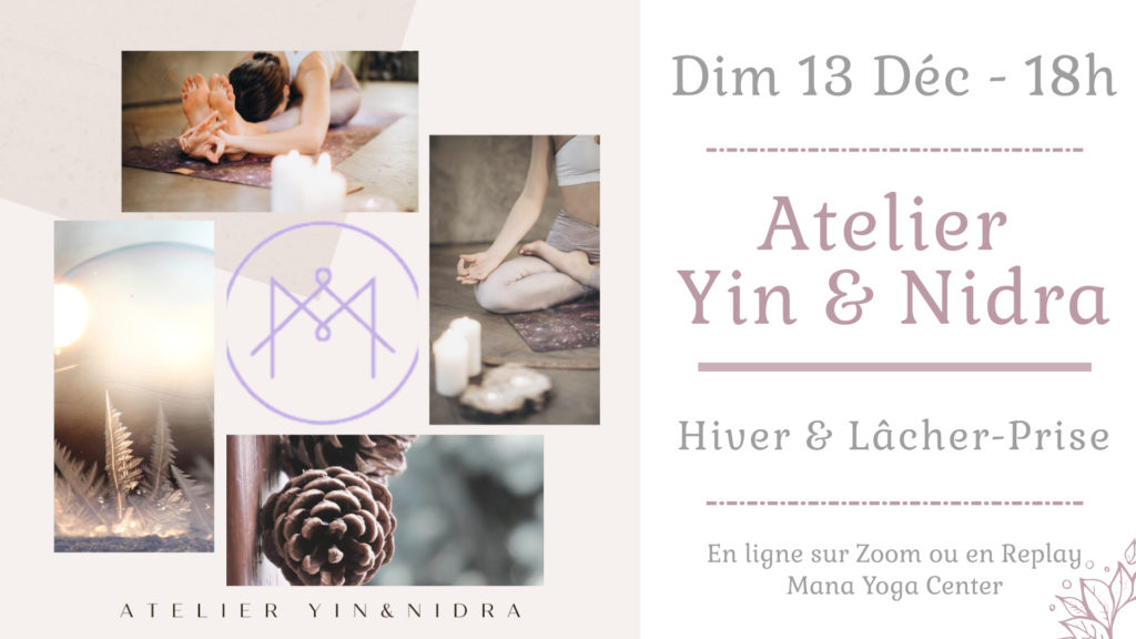 Atelier Yin Nidra Mana Yoga Center 13 décembre
