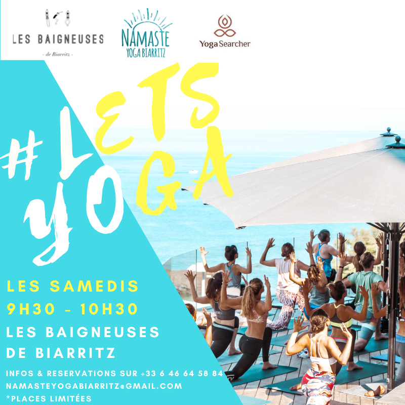 LetsYoga 2022 | Tous les samedis – 9H30 – 10H30 Restaurant Les Baigneuses