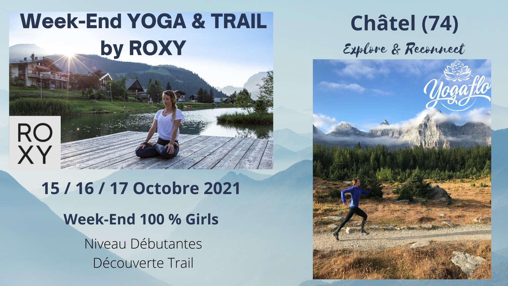 Week-End Yoga&Trail by ROXY(Haute Savoie)