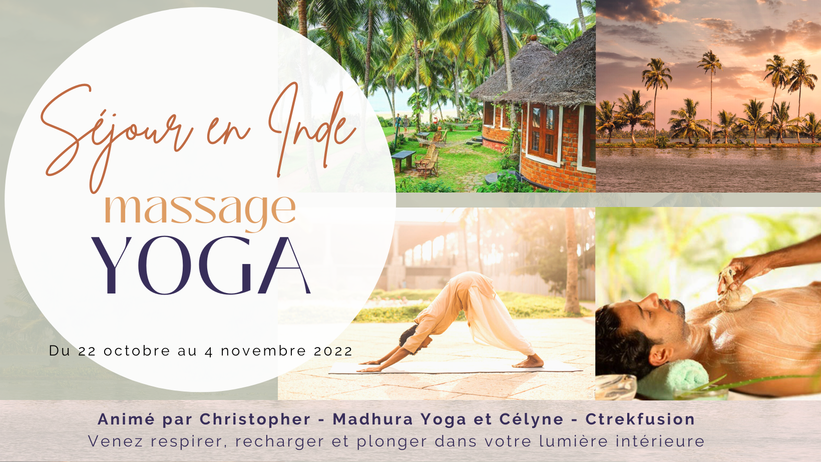 Séjour Yoga & Massage en Inde 2022