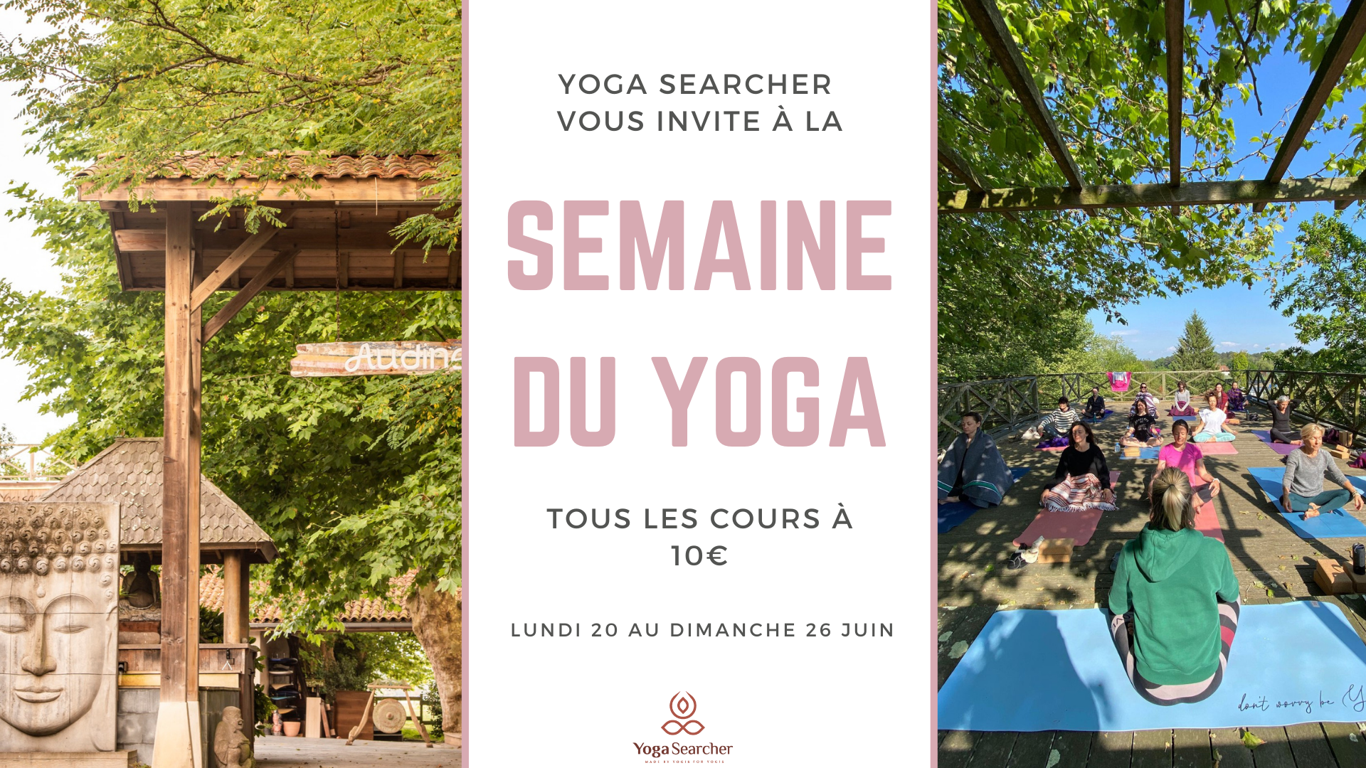 Semaine du yoga du lundi 20 au dimanche 26 juin