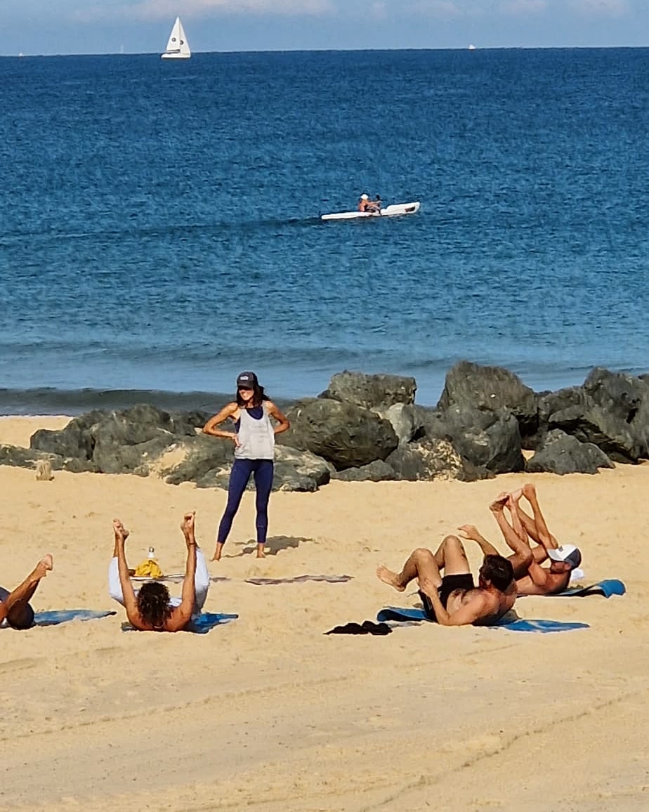 Yoga au bord de l’océan