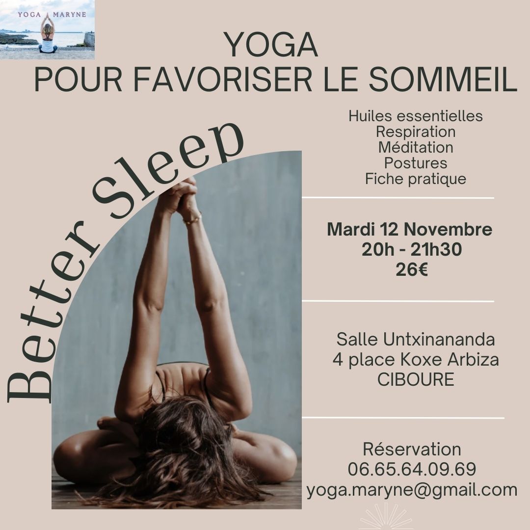 Yoga pour favoriser le sommeil (12/11)