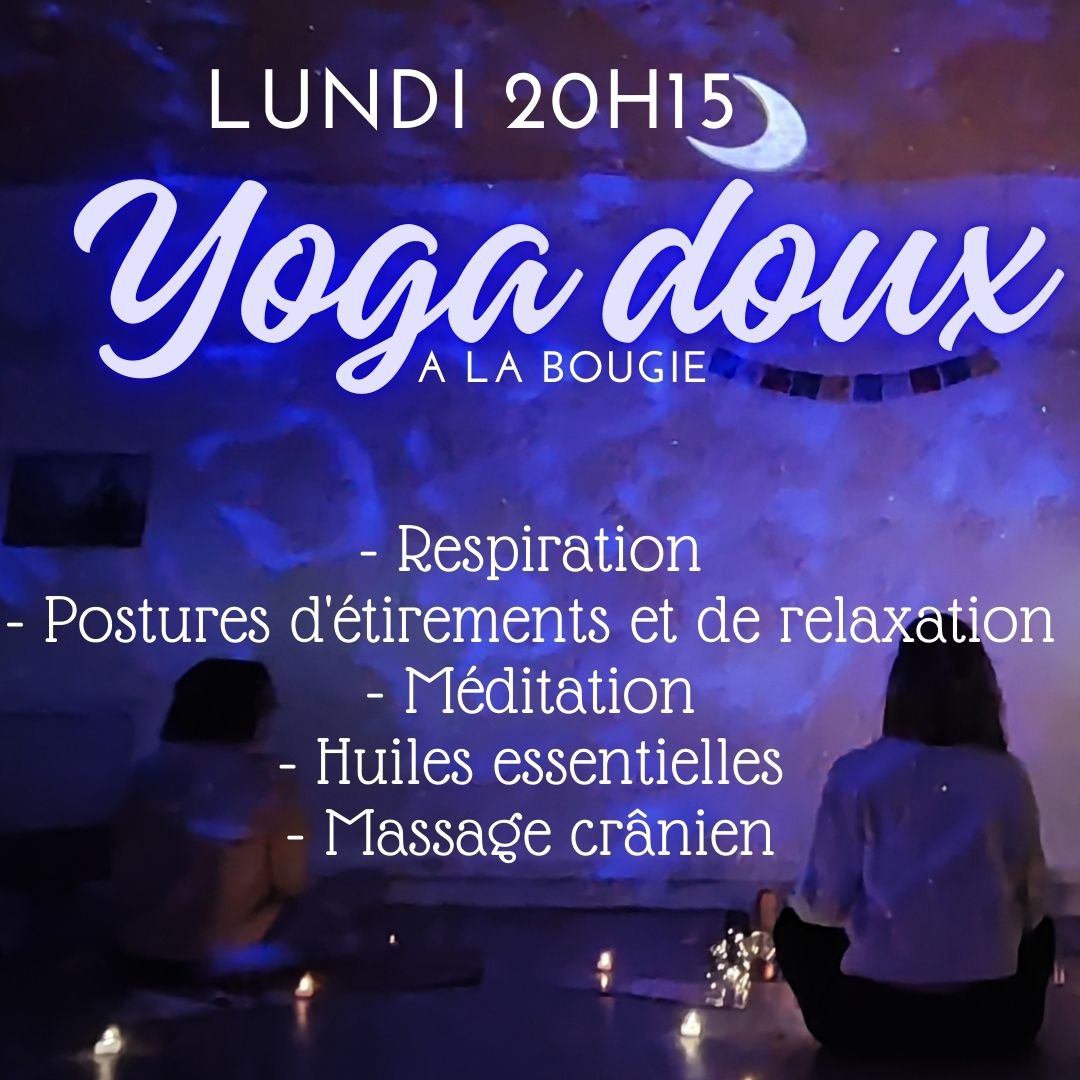 Yoga doux à la bougie – Ciboure Lundi  20H15