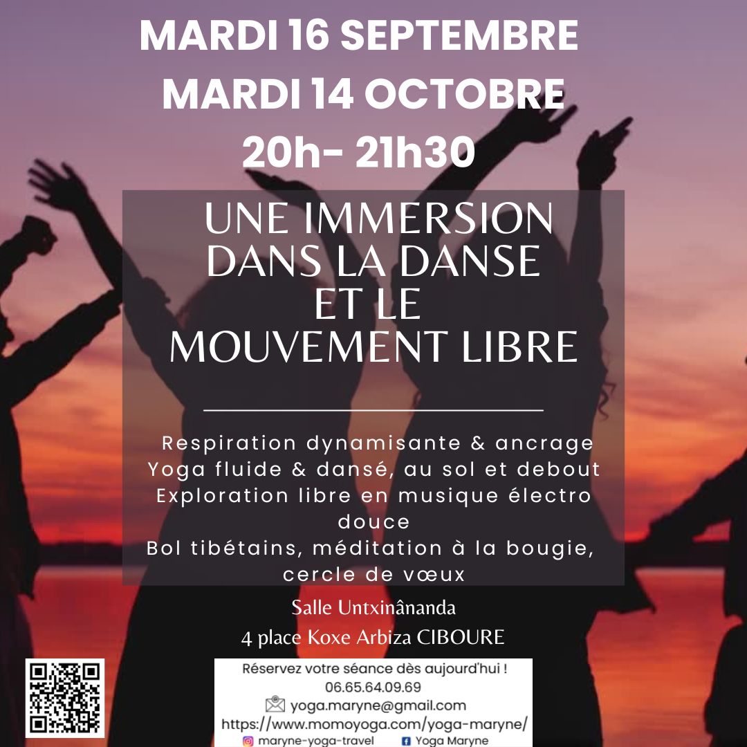✨ YOGA DANSE FLOW – Atelier Mouvement Libre