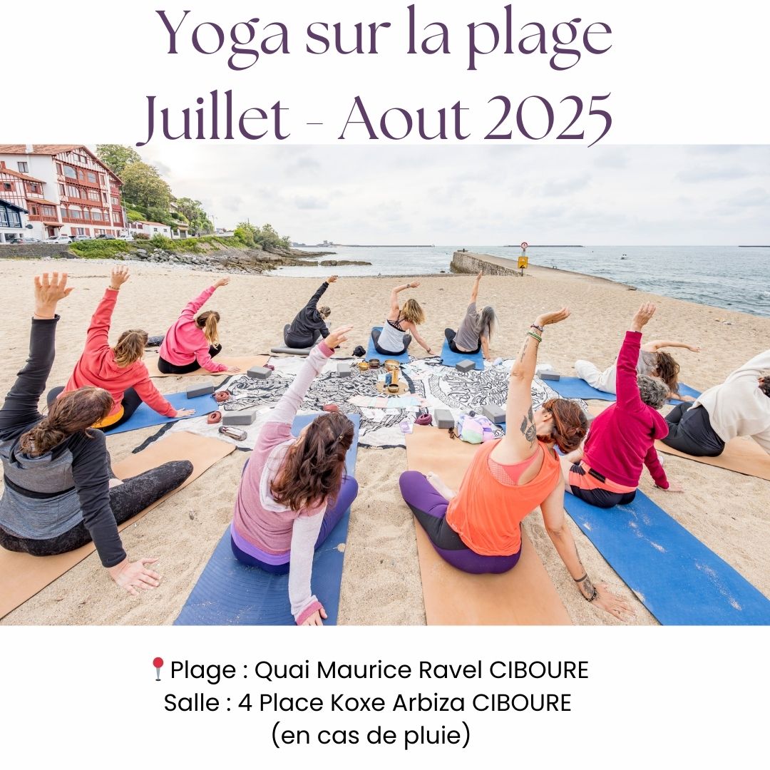 Yoga sur la plage