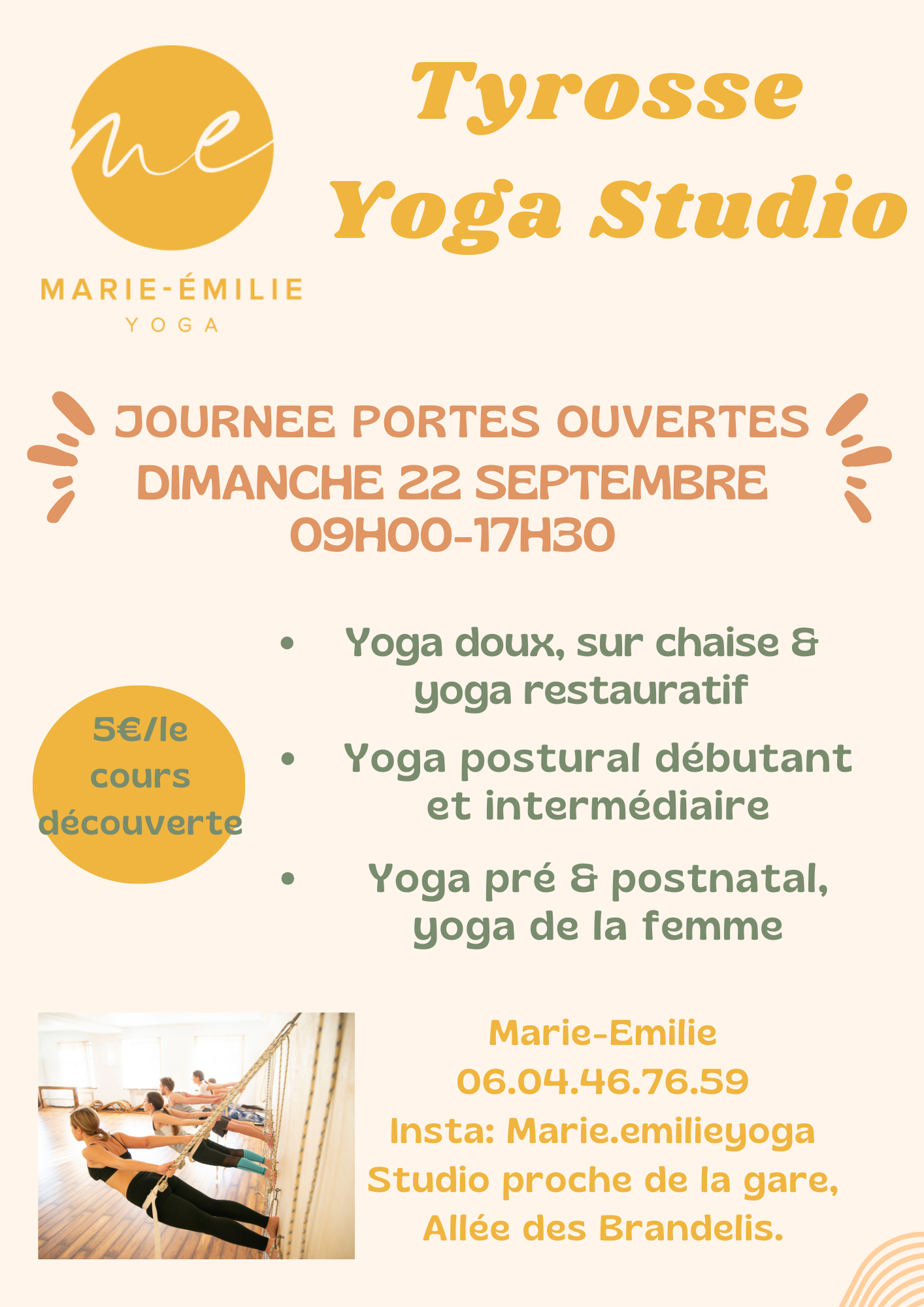 Journées portes ouvertes yoga studio